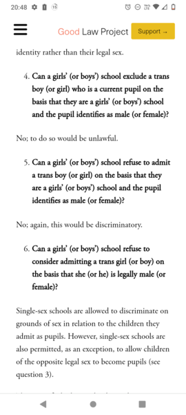 Good Law Project commissions legal advice on trans children and schools