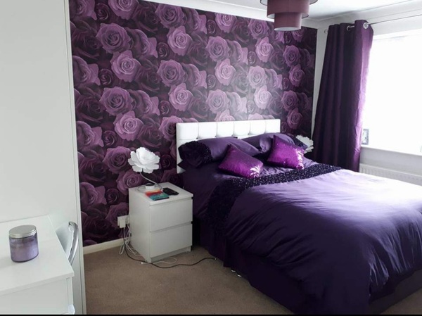 What colour with purple for spare bedroom/office?