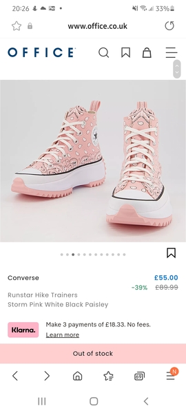 Too old for Converse Runstar Hike??