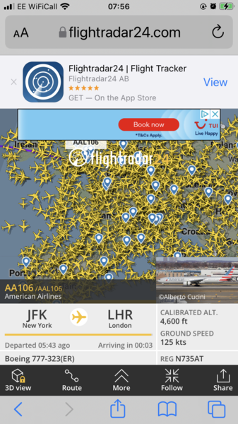 Flightradar 24 storm watchers