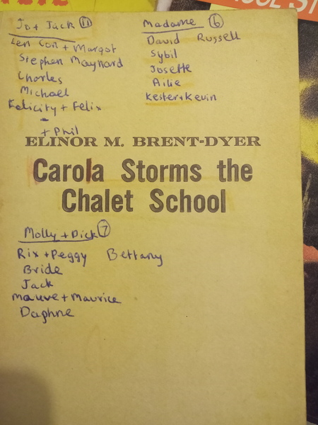 I need a Chalet School fix