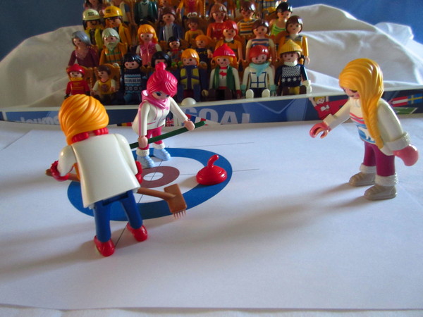 It's the start of the Winter Olympics for the Playmobil people in our house...