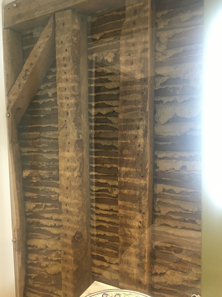 Has anyone left the lath (as in 'and plaster') up with either glass or polypropylene over it?