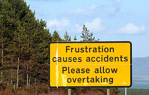 To be FED UP of inconsiderate drivers towards horses