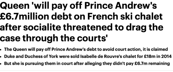 Prince Andrew Thread 4