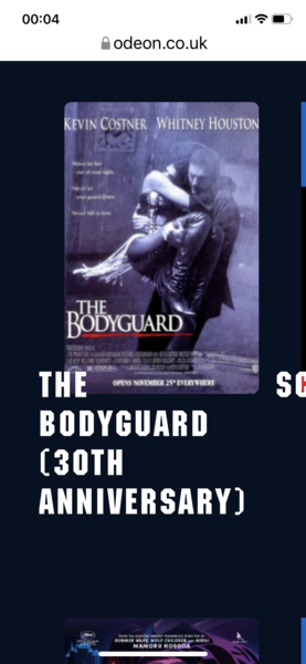 The Bodyguard movie