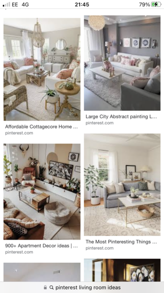 White voile/net curtains