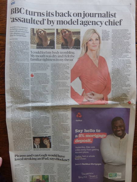 BBC turns its back on journalist ‘assaulted’ by model agency chief