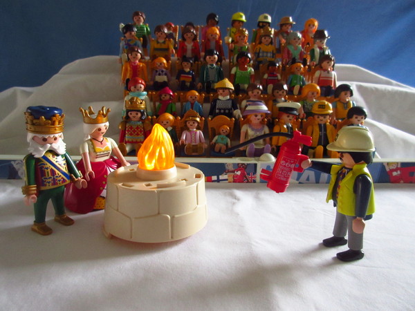 It's the start of the Winter Olympics for the Playmobil people in our house...