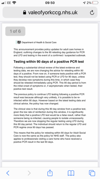 WHat do LFTs detect?