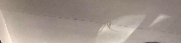 Crack across ceiling?