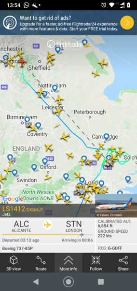 Flightradar 24 storm watchers #2