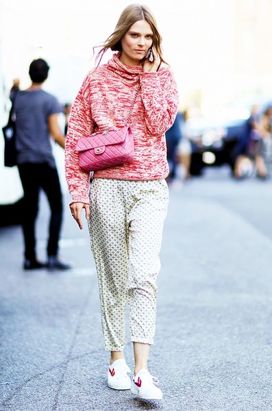 Going out in pyjamas