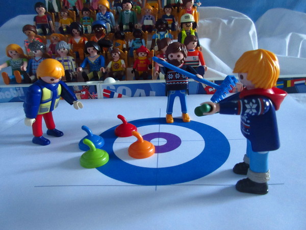 It's the start of the Winter Olympics for the Playmobil people in our house...