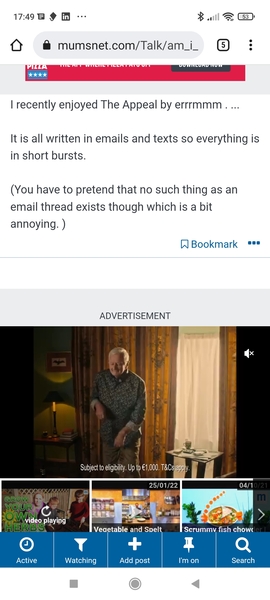 Can't scroll past some adverts
