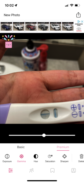 Evap line or positive?