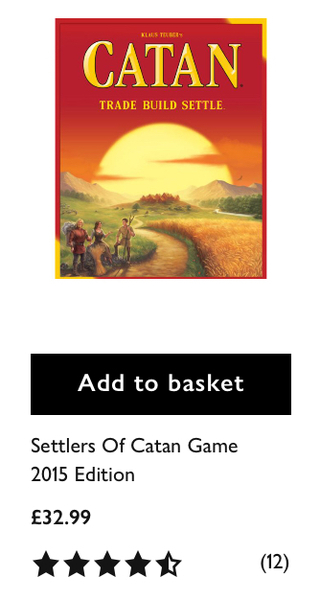 Catan board game