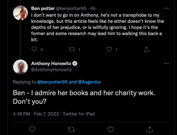 "JK Rowling is a gold-plated hero': Author Anthony Horowitz blasts cancel culture"
