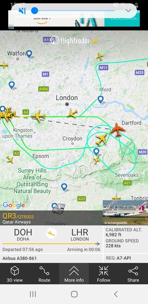 Flightradar 24 storm watchers #2
