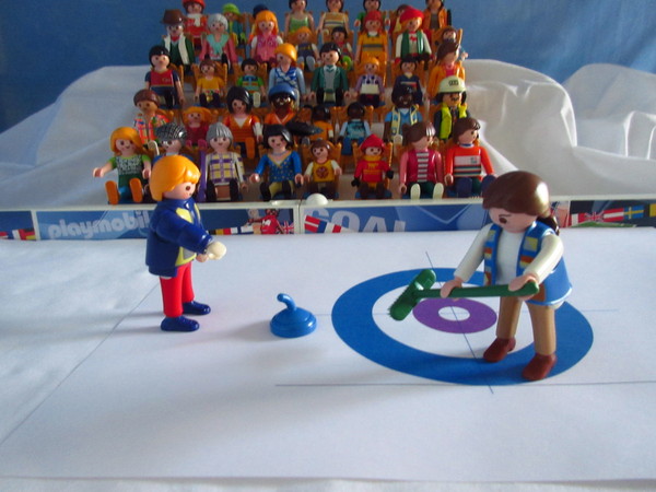 It's the start of the Winter Olympics for the Playmobil people in our house...