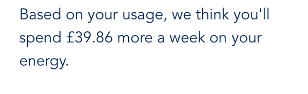 What are your new energy rates?