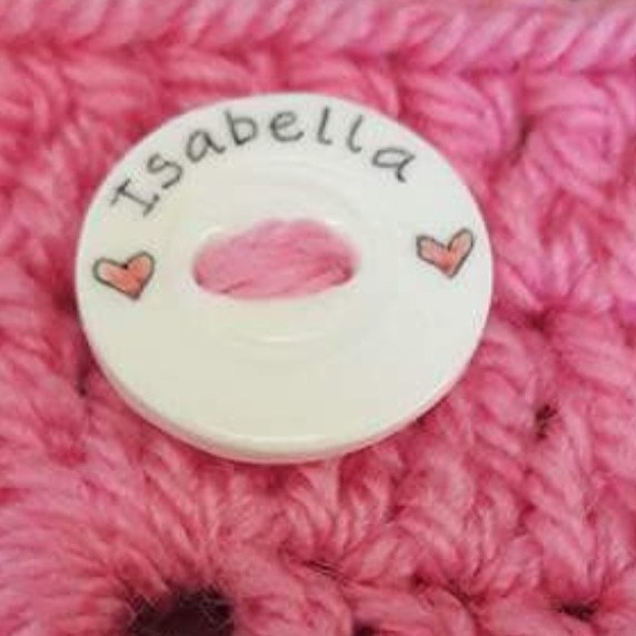 Crocheting a name on a star blanket