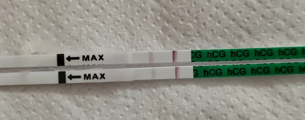 Help positive test then negative