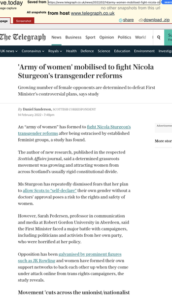 Are women in Scotland aware of how bad things have got?