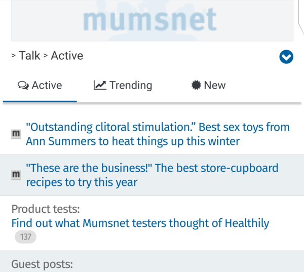Not to want "OUTSTANDING CLITORAL STIMULATION" at the top of every page on here?