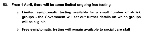What time in the press conference later? And it is that it - It's all over? Back to Pre-March 2020?