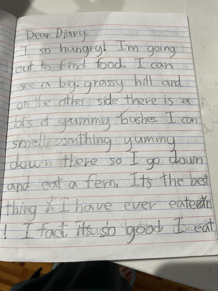 To say this is not a 6yr olds handwriting?
