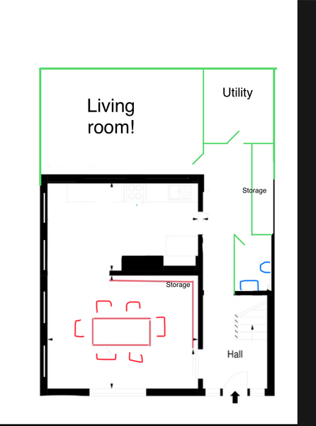Would anyone look at my floor plan and give me ideas for an extension?