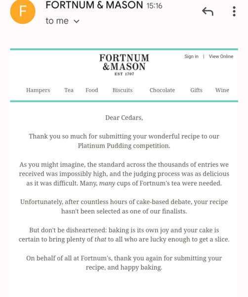 Come on then, who sent in a Platinum Pudding recipe for the jubilee?