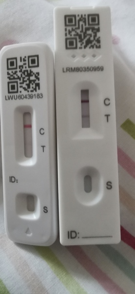 If the line is very, very faint on day 7 am I able