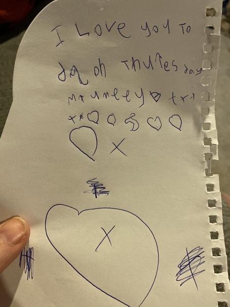 To say this is not a 6yr olds handwriting?