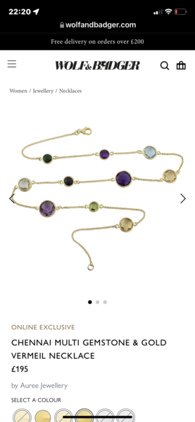 Helena Bonham Carter necklace in advert