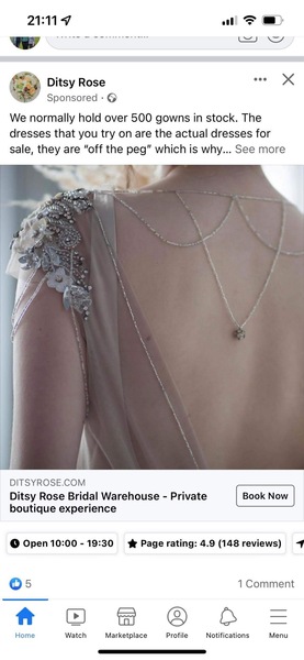 Anyone want to play wedding dress sleuth with me?