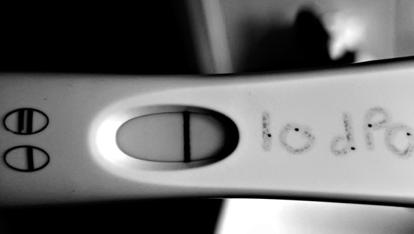 10 dpo very faint line