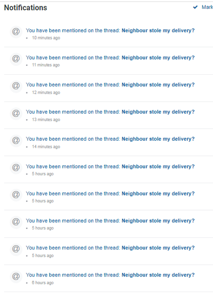 Multiple notifications for only one post!