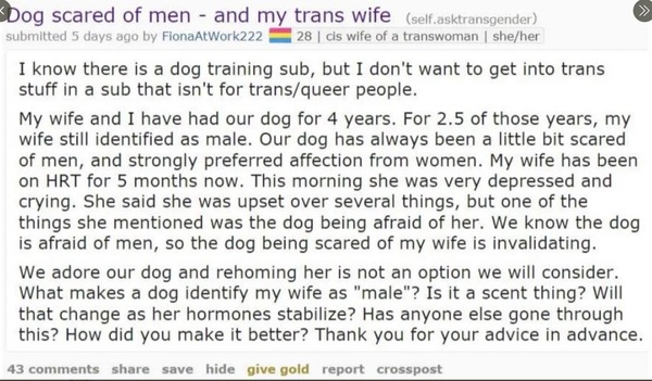What is the biological definition of a woman (and man)?