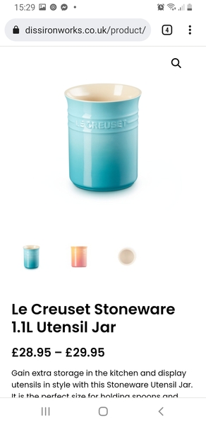 What do you keep in your Le Creuset stoneware jar?