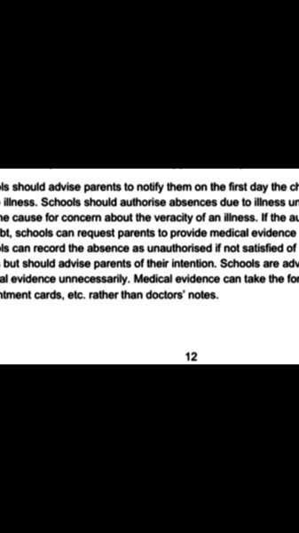 Unauthorised absences.. please help