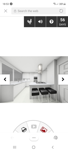 Small kitchen - larder cupboard or worktop space?