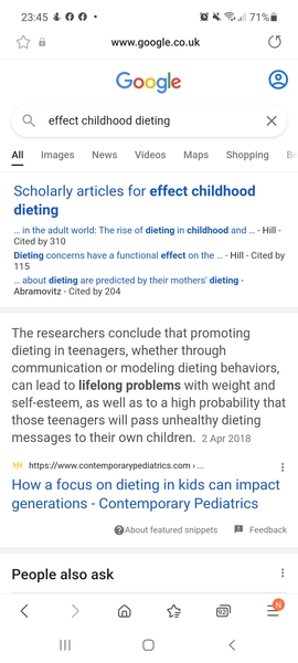 To ask if you judge the parents of overweight children
