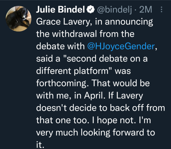 Grace Lavery & Helen Joyce debate 1/4/2022 It is real