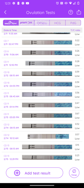 Easy at home OPK's.
