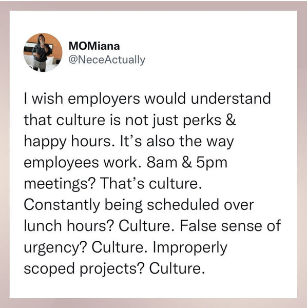 To think employers will have to get used to treating staff better?