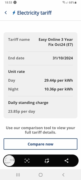 What are your new energy rates?