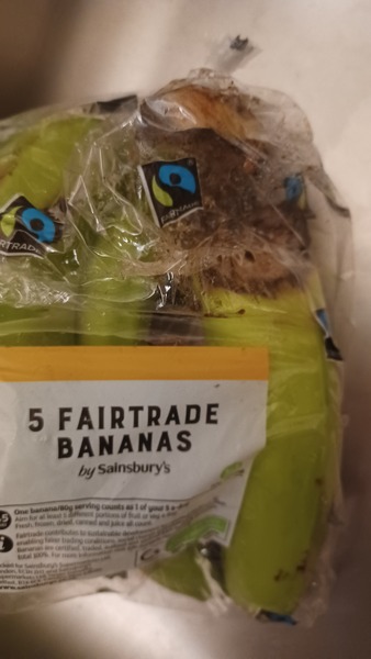 Mouldy banana or spider infested trap...?