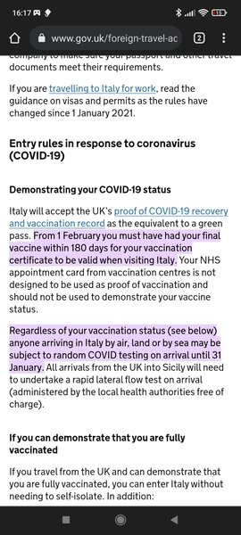 Vaccine programme for 2022